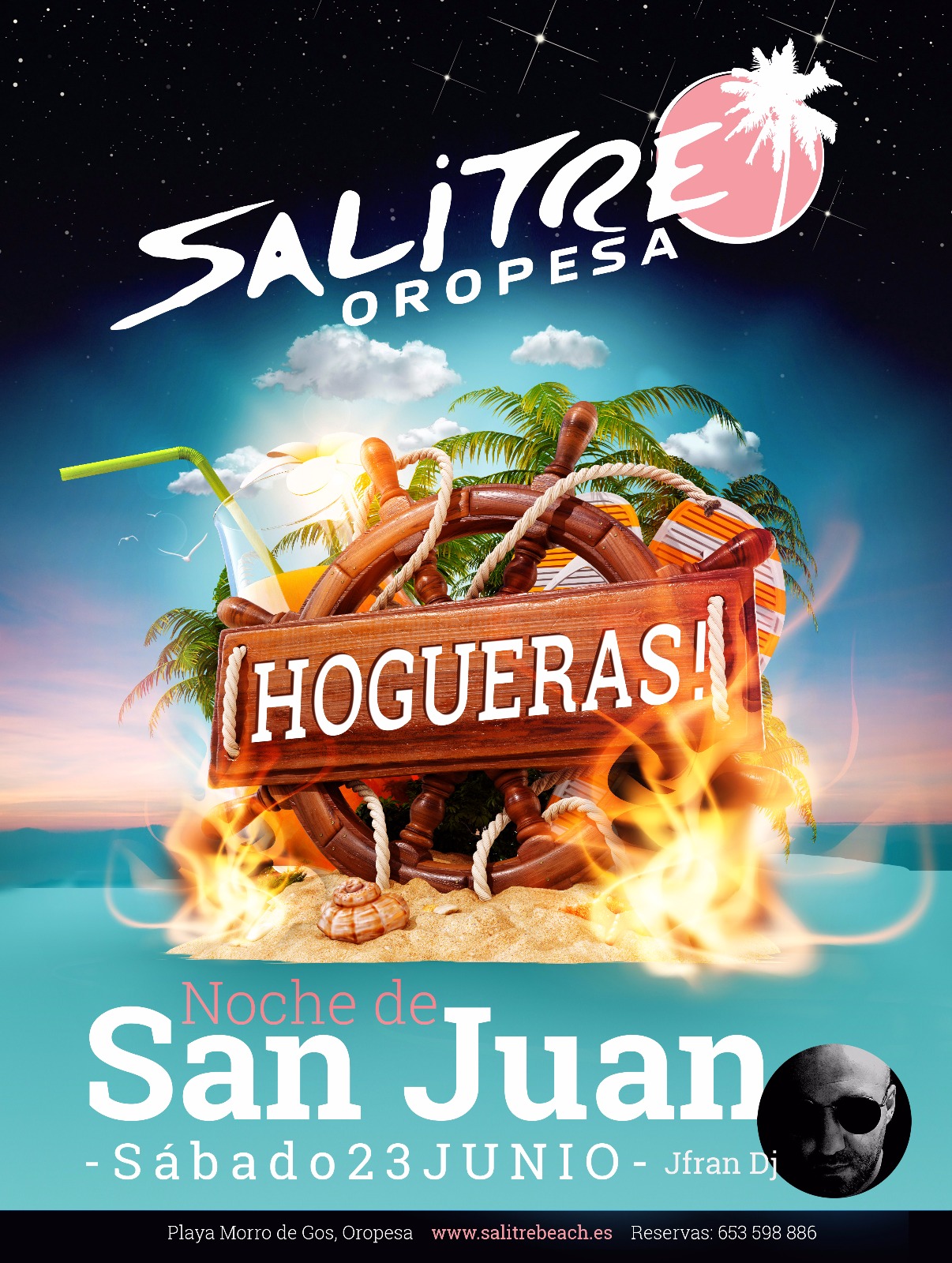 Noche de San Juan en Salitre Beach, Oropesa